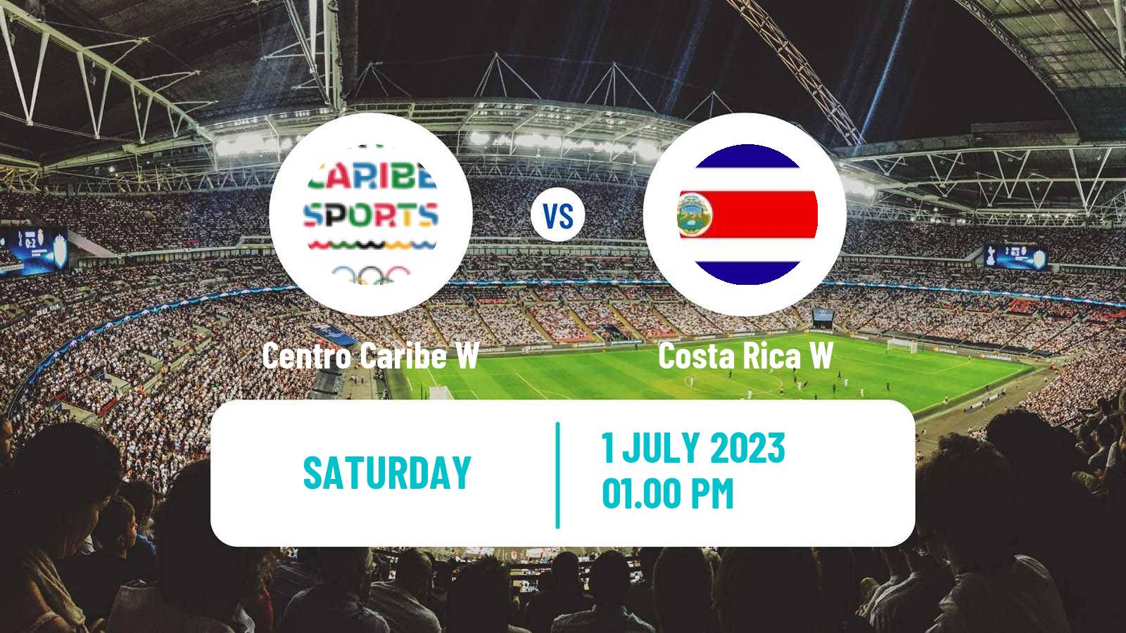 Soccer Central American and Caribbean Games Women Centro Caribe W - Costa Rica W