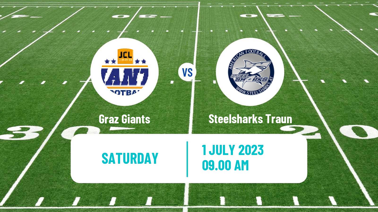 American football Austrian Football League Graz Giants - Steelsharks Traun