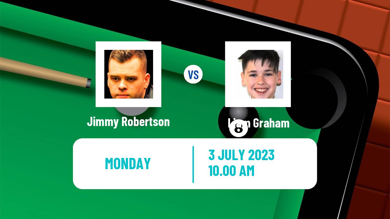 Snooker Championship League Jimmy Robertson - Liam Graham