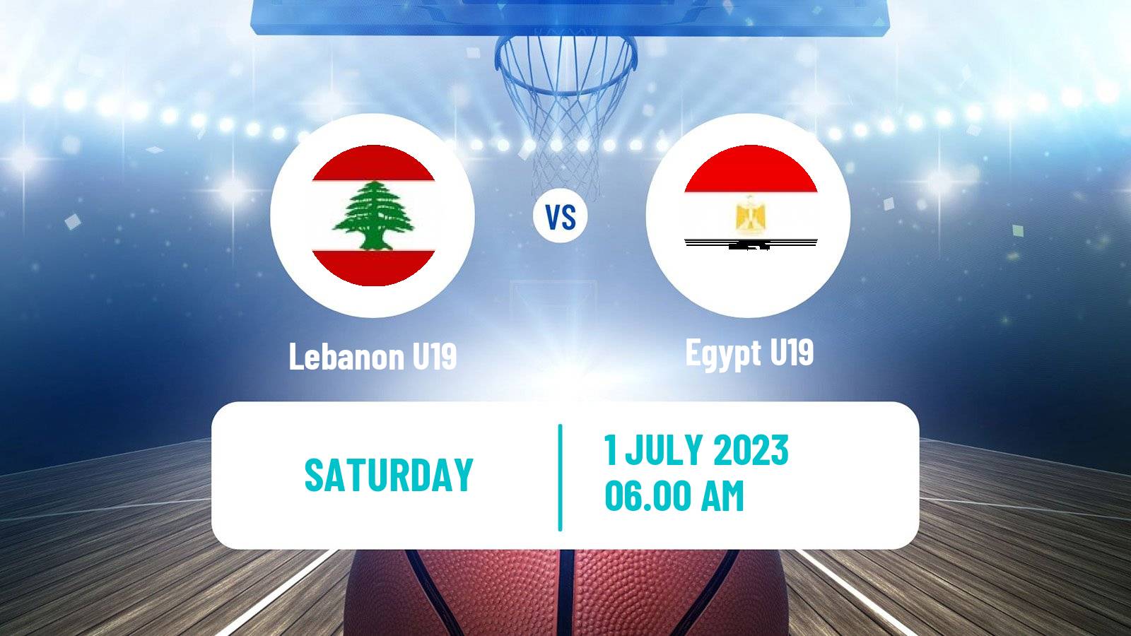 Basketball World Championship U19 Basketball Lebanon U19 - Egypt U19