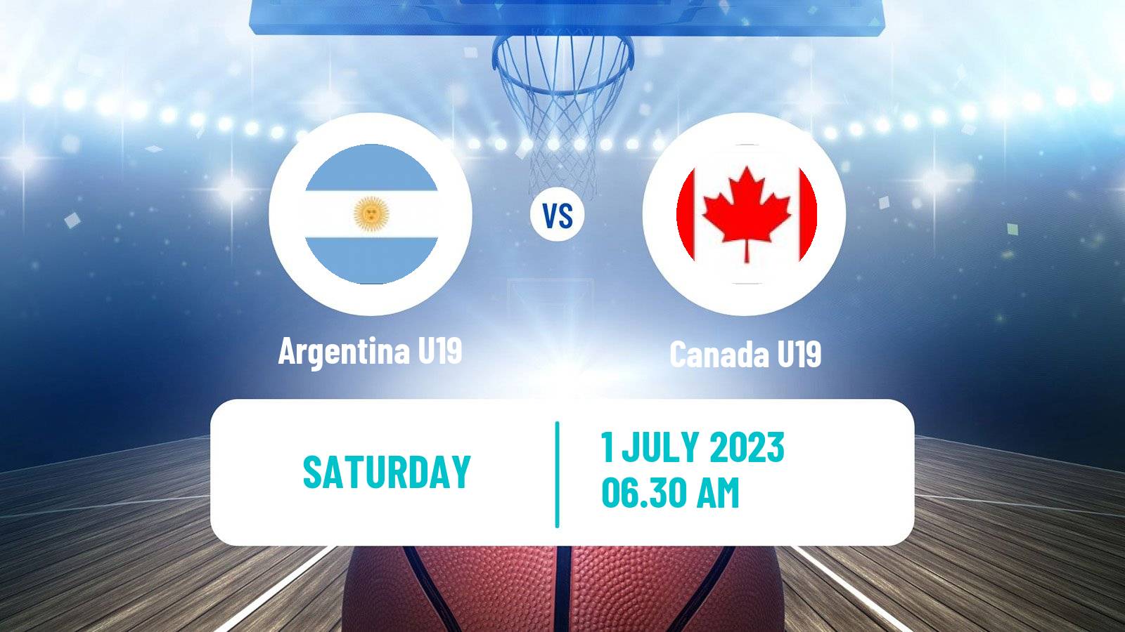 Basketball World Championship U19 Basketball Argentina U19 - Canada U19