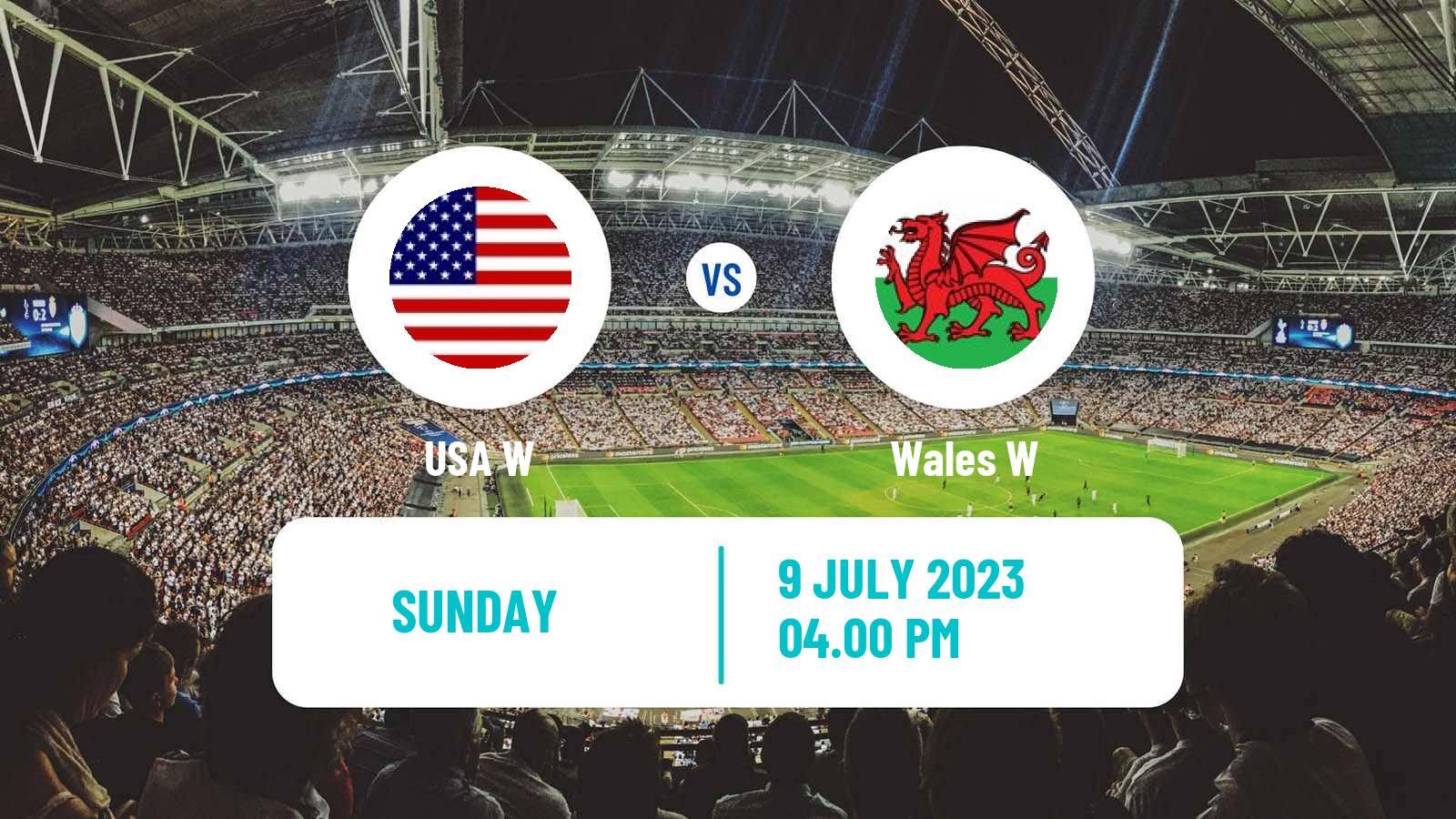 Soccer Friendly International Women USA W - Wales W