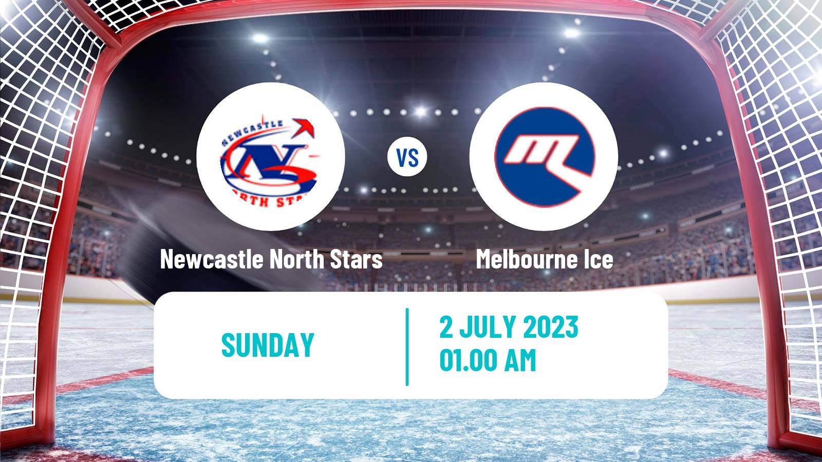 Hockey Australian Ice Hockey League Newcastle North Stars - Melbourne Ice