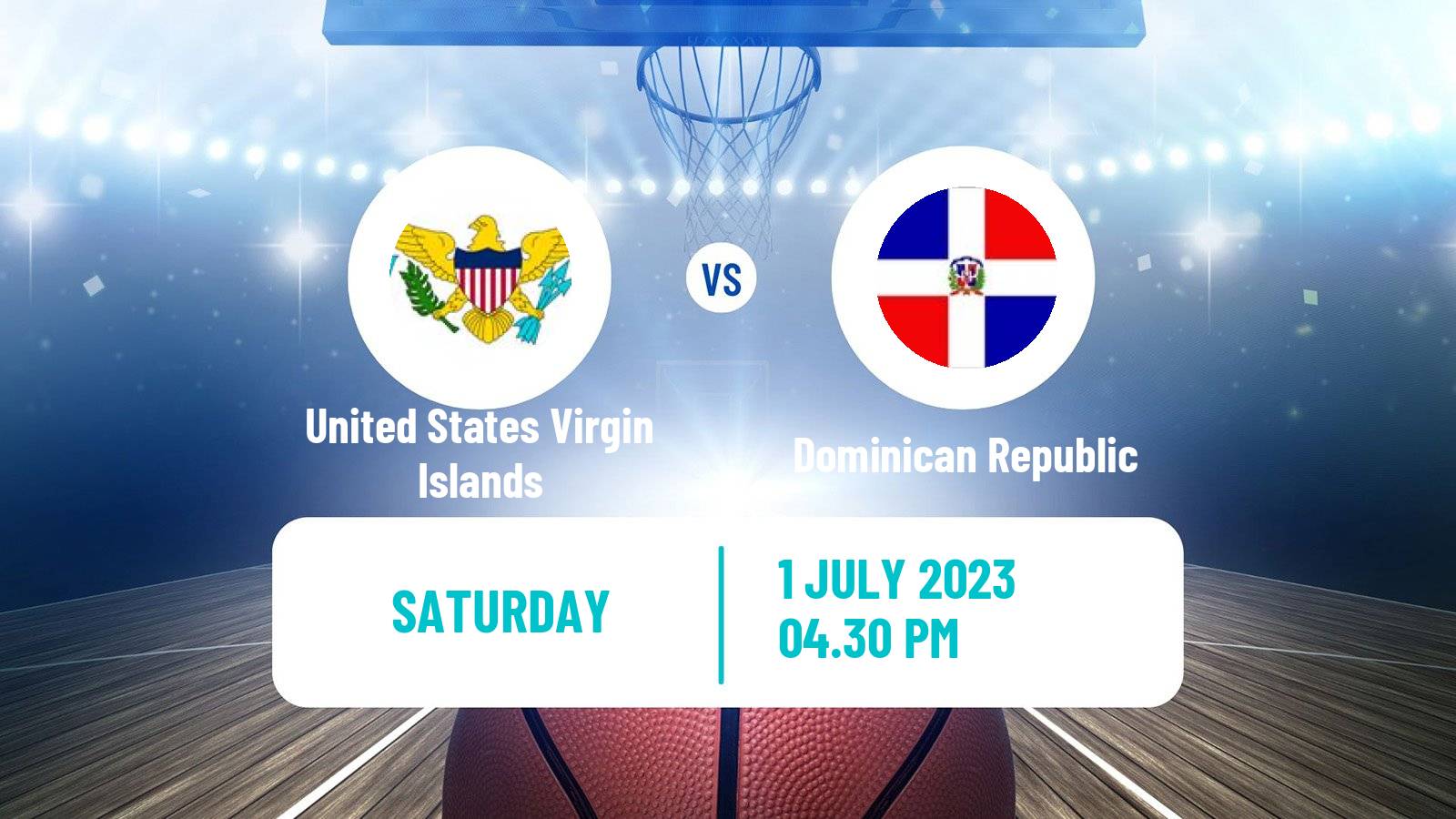 Basketball Central American and Caribbean Games Basketball United States Virgin Islands - Dominican Republic