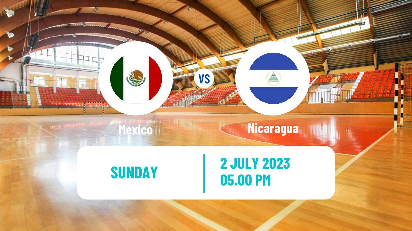 Handball Central American and Caribbean Games Handball Mexico - Nicaragua