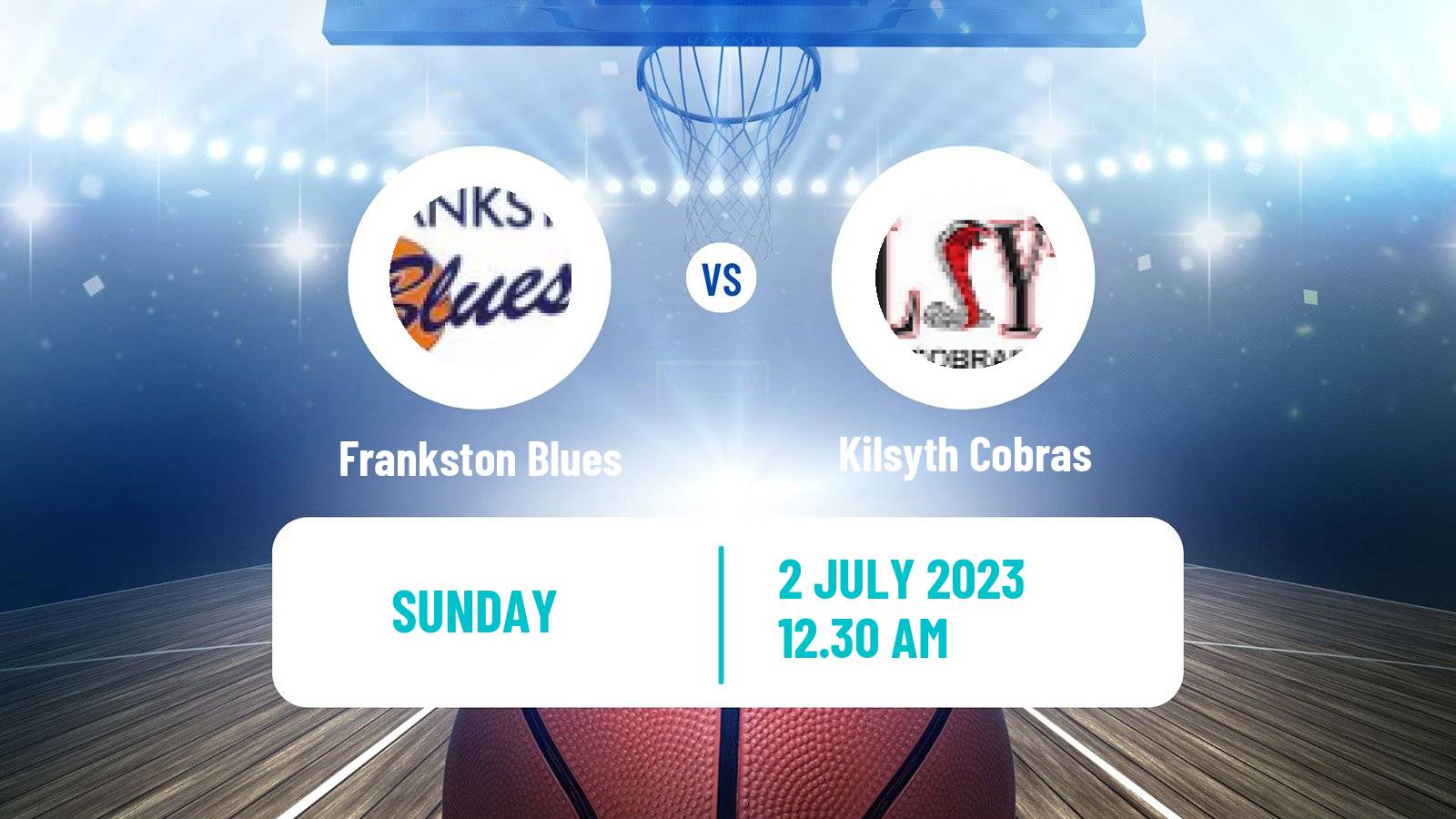 Basketball Australian NBL1 South Frankston Blues - Kilsyth Cobras
