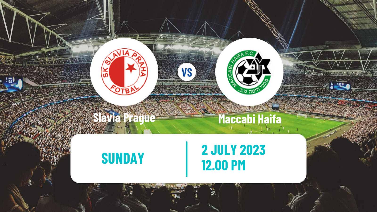 Soccer Club Friendly Slavia Prague - Maccabi Haifa