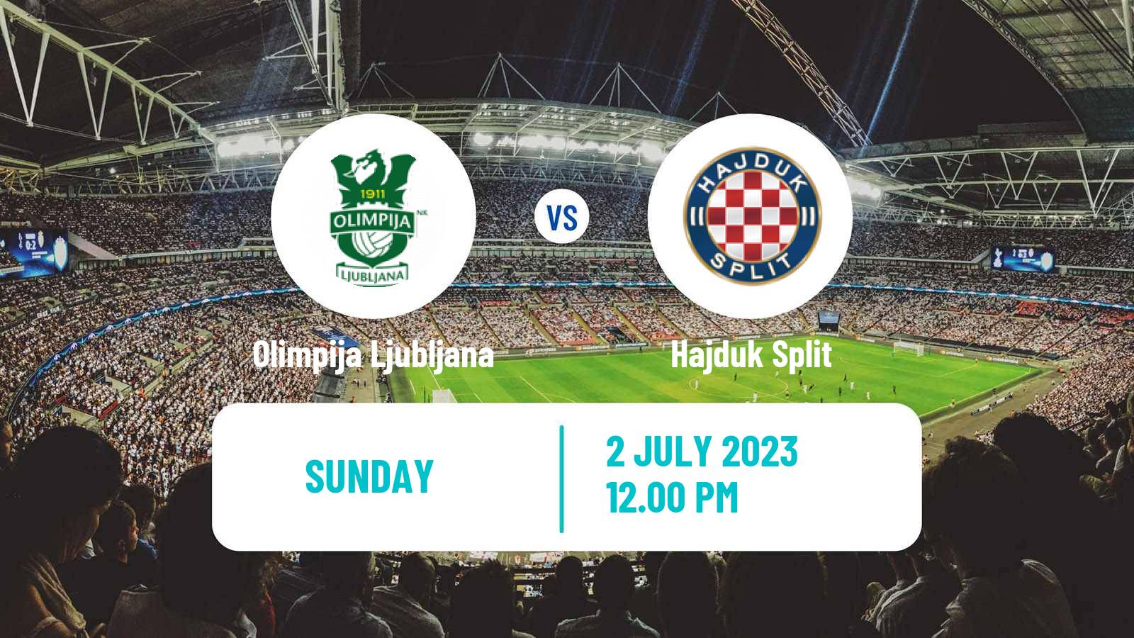 Soccer Club Friendly Olimpija Ljubljana - Hajduk Split