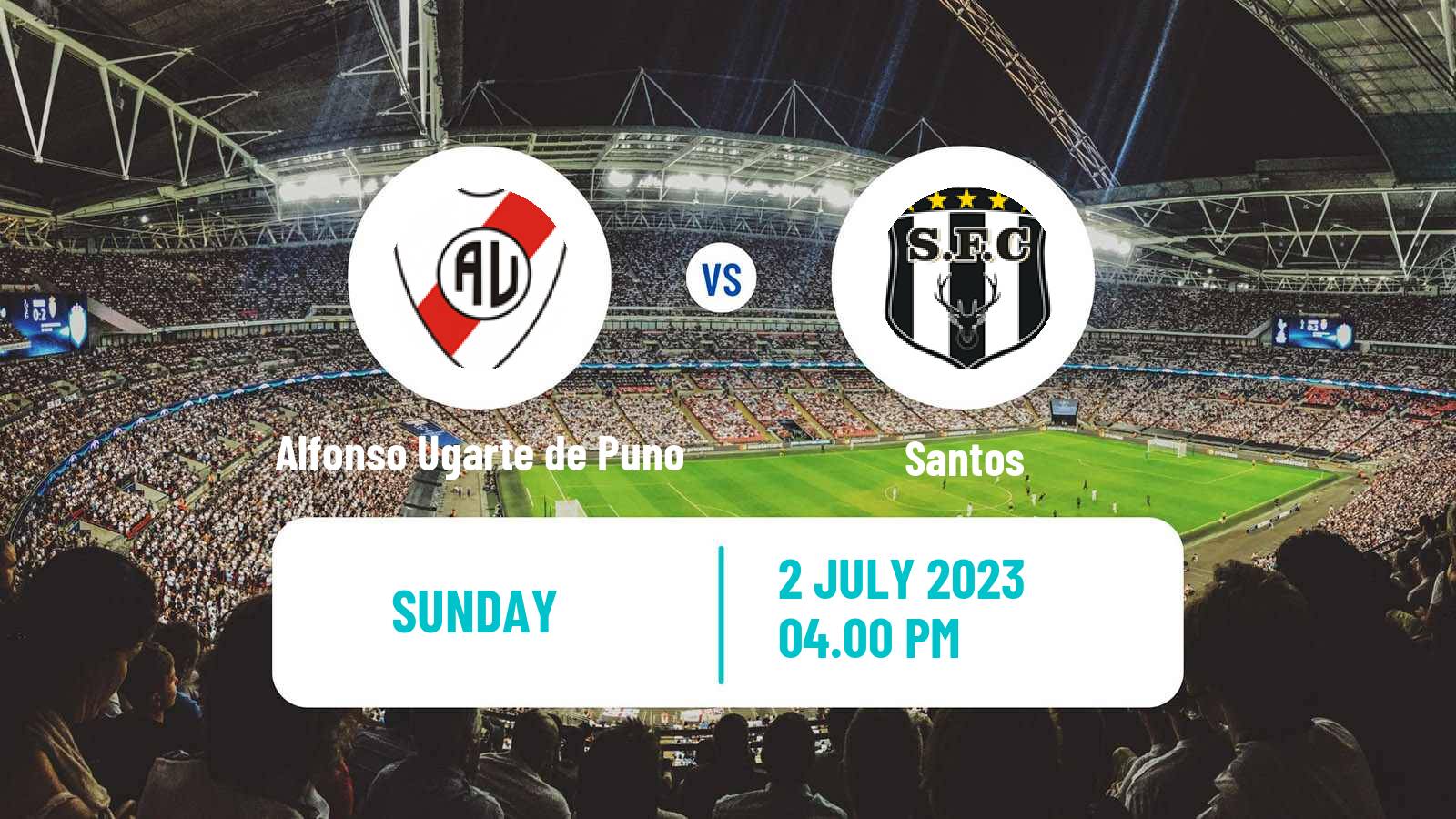 Soccer Peruvian Liga 2 Alfonso Ugarte de Puno - Santos