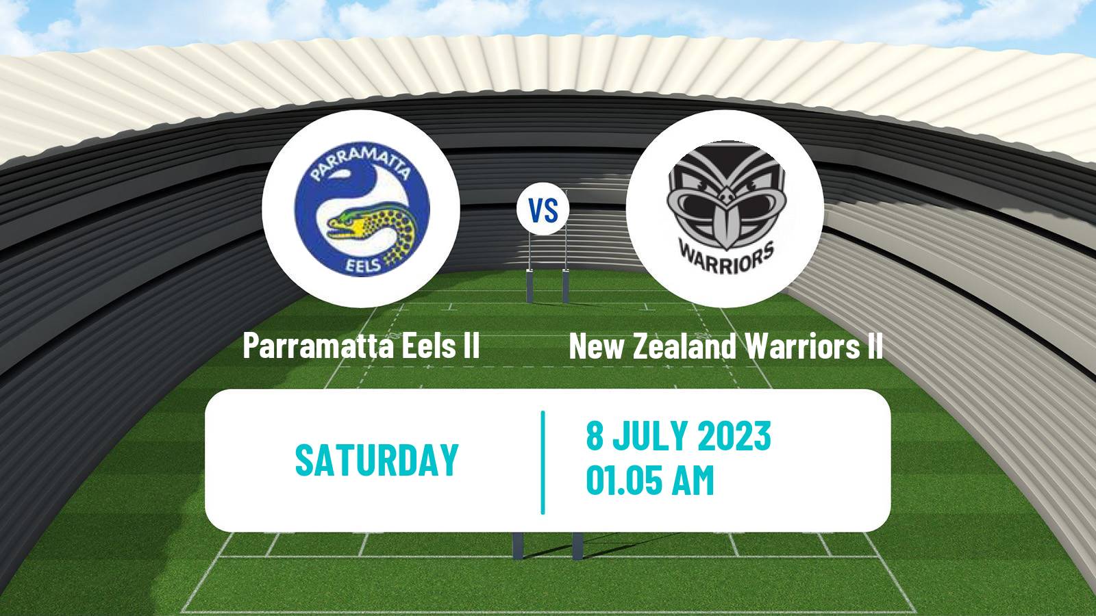 Rugby league Australian NSW Cup Parramatta Eels II - New Zealand Warriors II