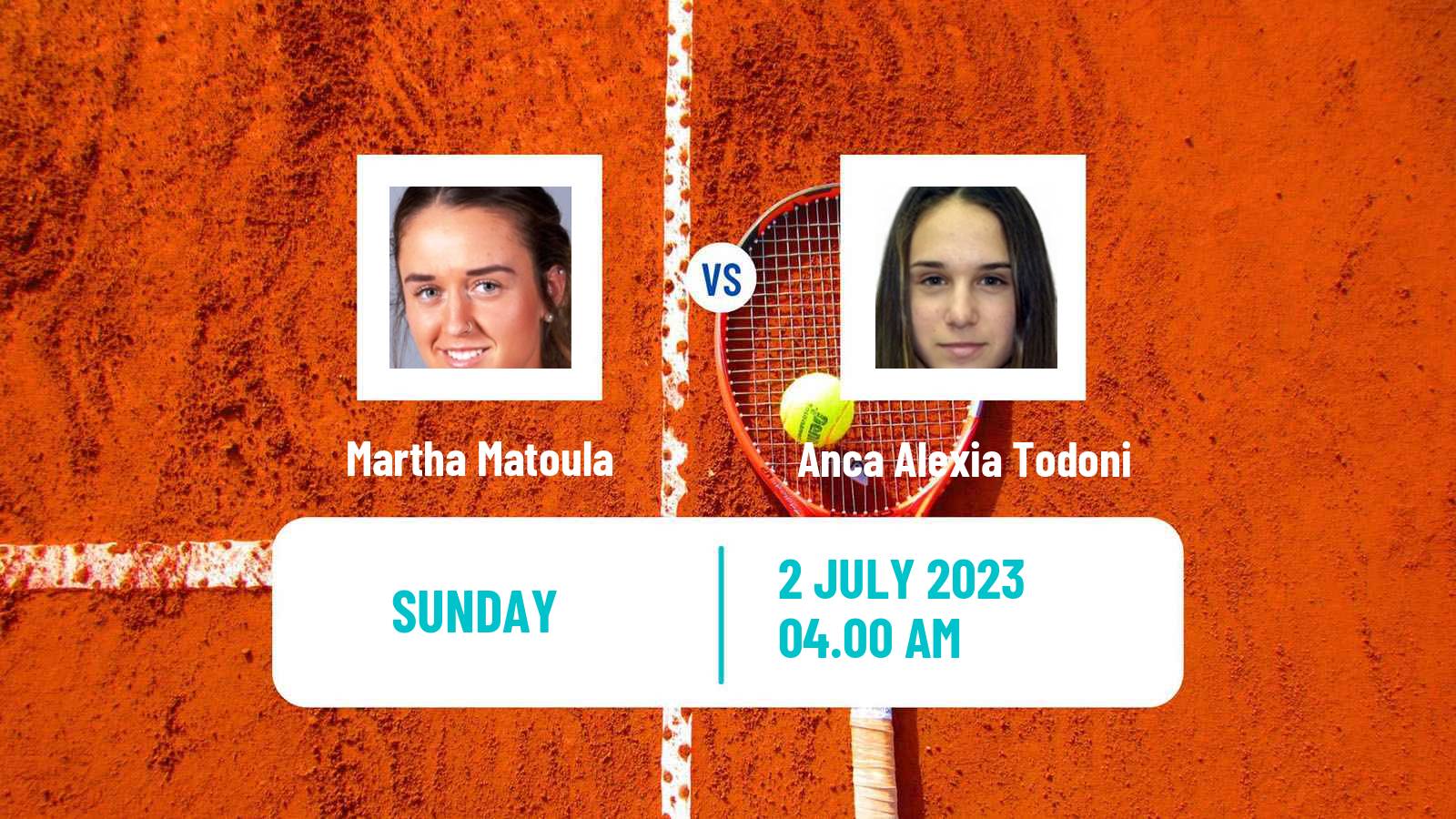 Tennis ITF W25 Prokuplje Women Martha Matoula - Anca Alexia Todoni