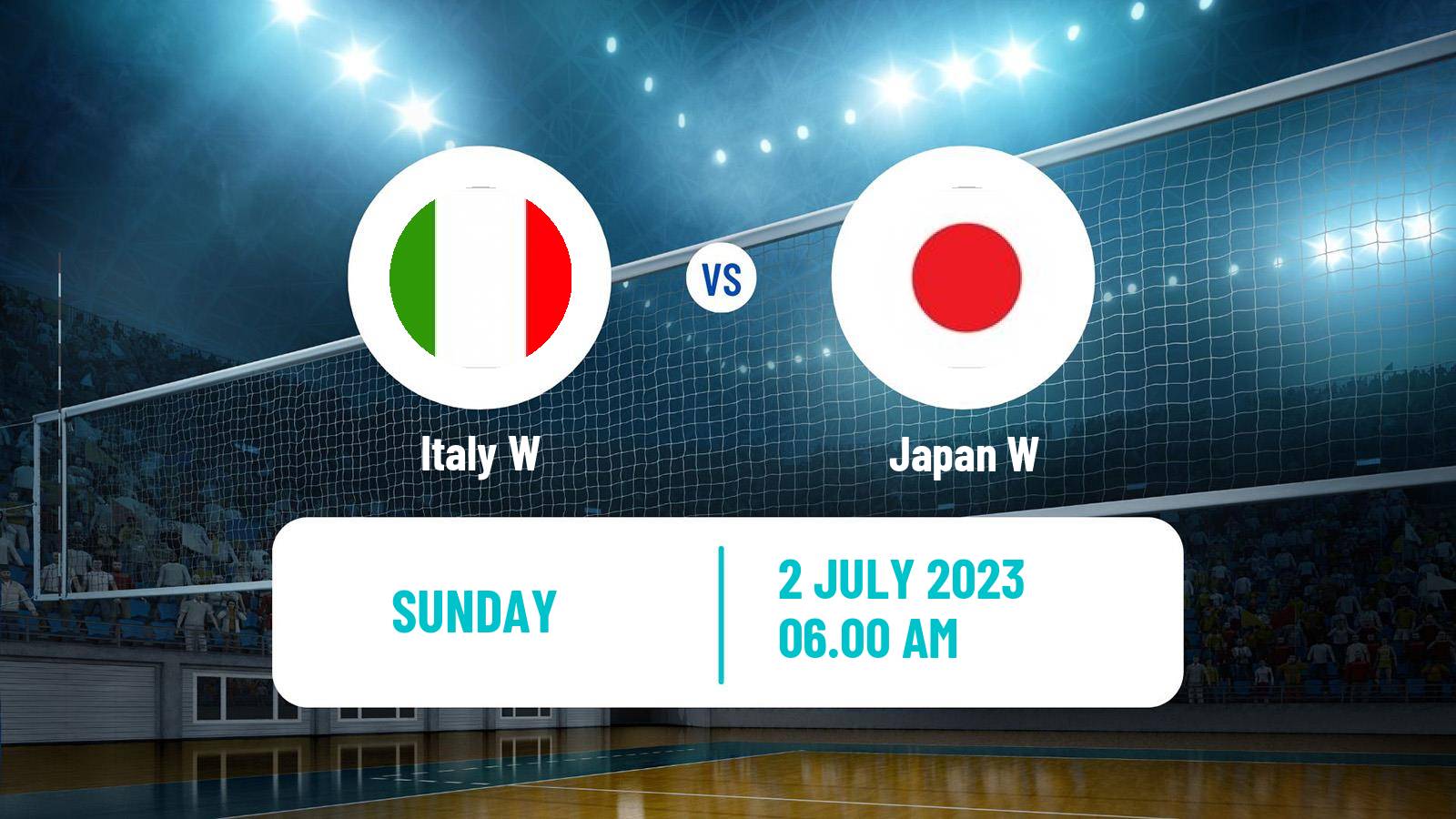 Volleyball Nations League Volleyball Women Italy W - Japan W