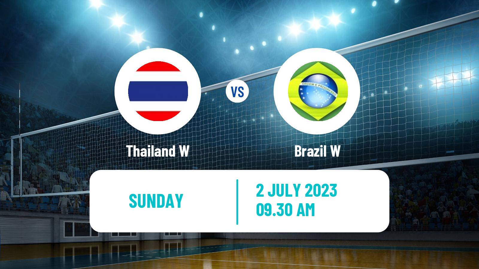 Volleyball Nations League Volleyball Women Thailand W - Brazil W