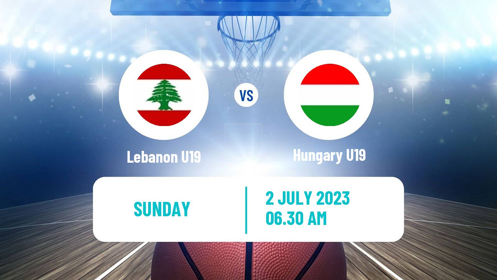 Basketball World Championship U19 Basketball Lebanon U19 - Hungary U19