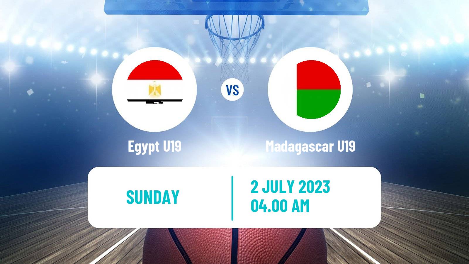 Basketball World Championship U19 Basketball Egypt U19 - Madagascar U19