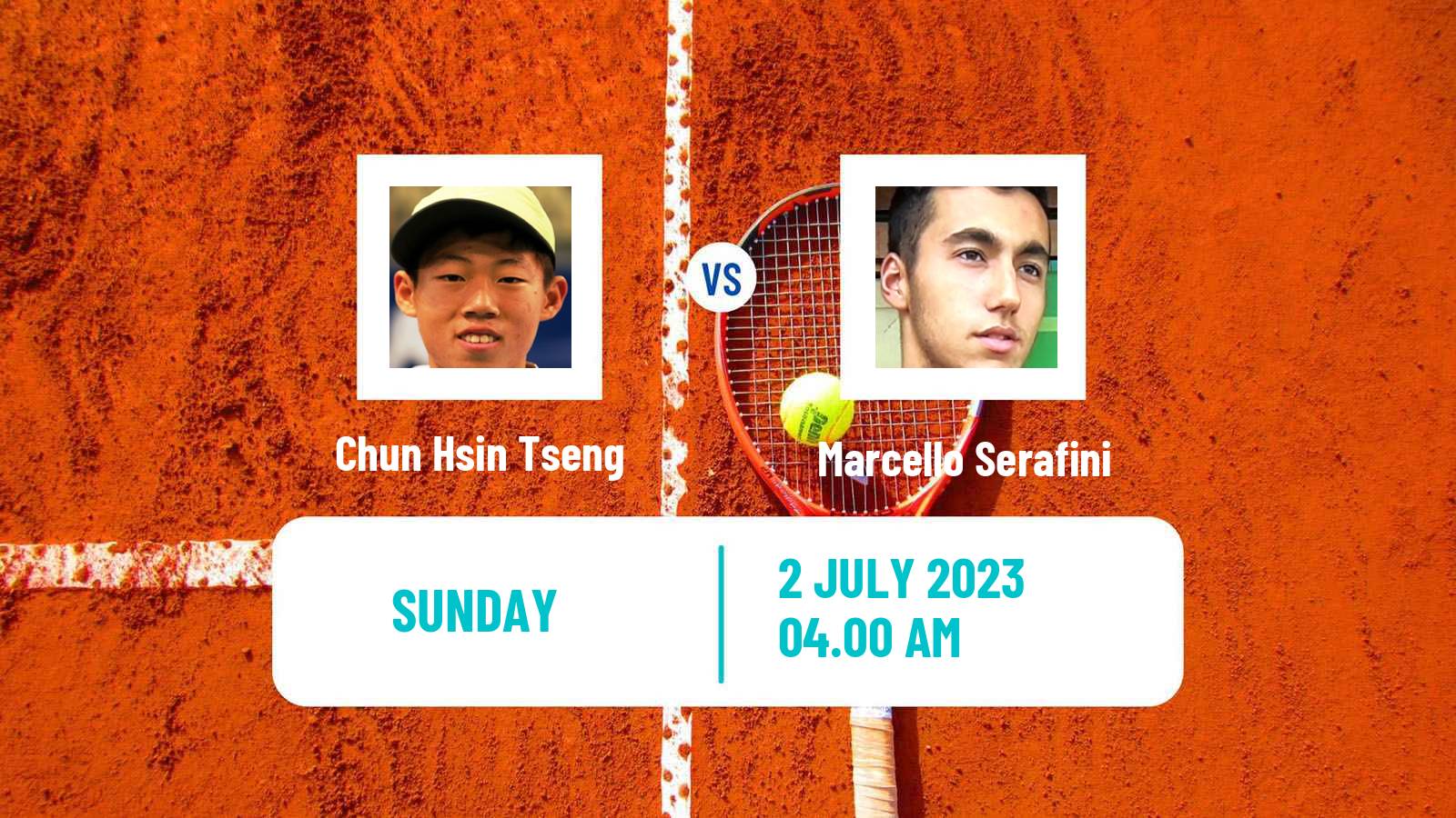 Tennis Milan Challenger Men Chun Hsin Tseng - Marcello Serafini