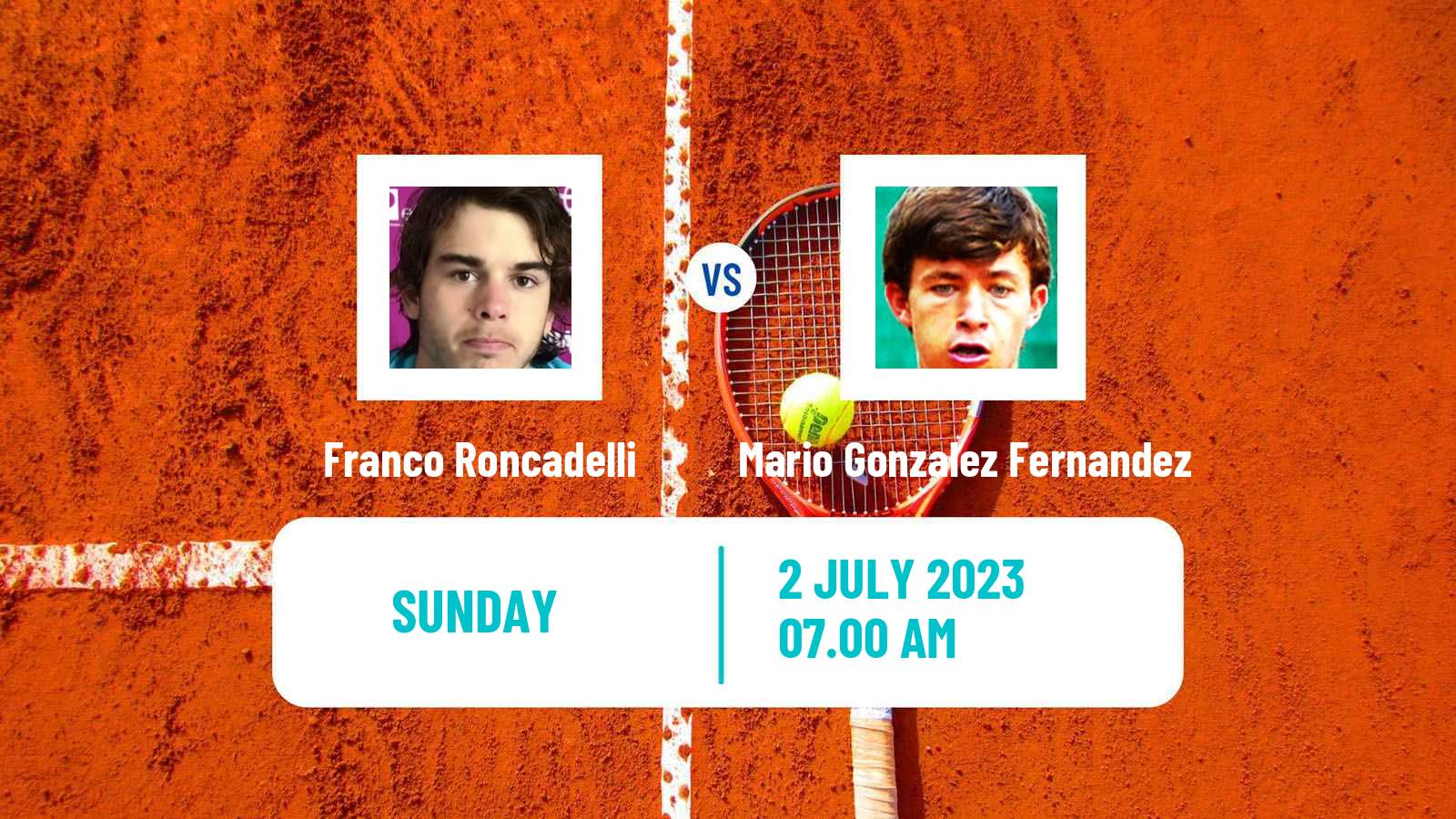 Tennis ITF M15 Casablanca 2 Men Franco Roncadelli - Mario Gonzalez Fernandez