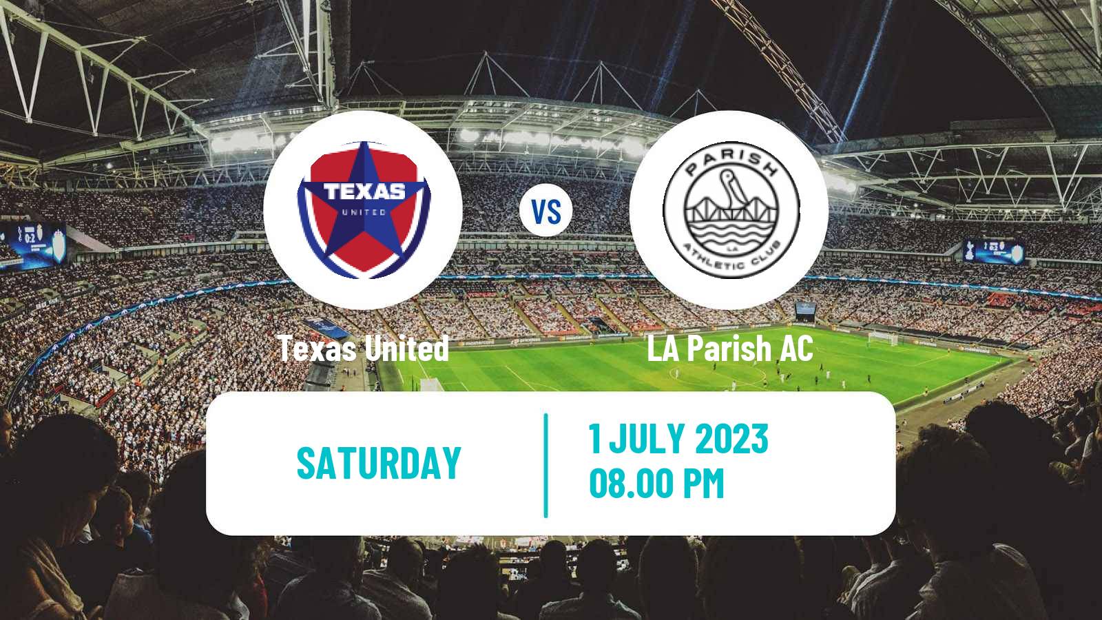 Soccer USL League Two Texas United - LA Parish