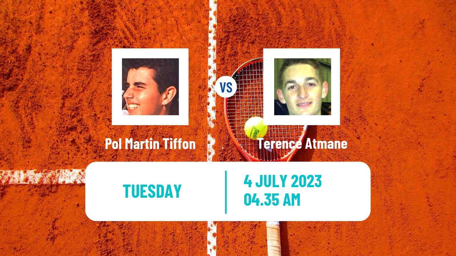 Tennis Troyes Challenger Men Pol Martin Tiffon - Terence Atmane