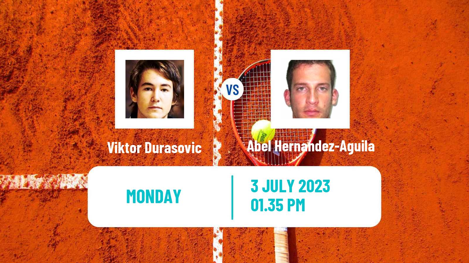 Tennis Troyes Challenger Men Viktor Durasovic - Abel Hernandez-Aguila
