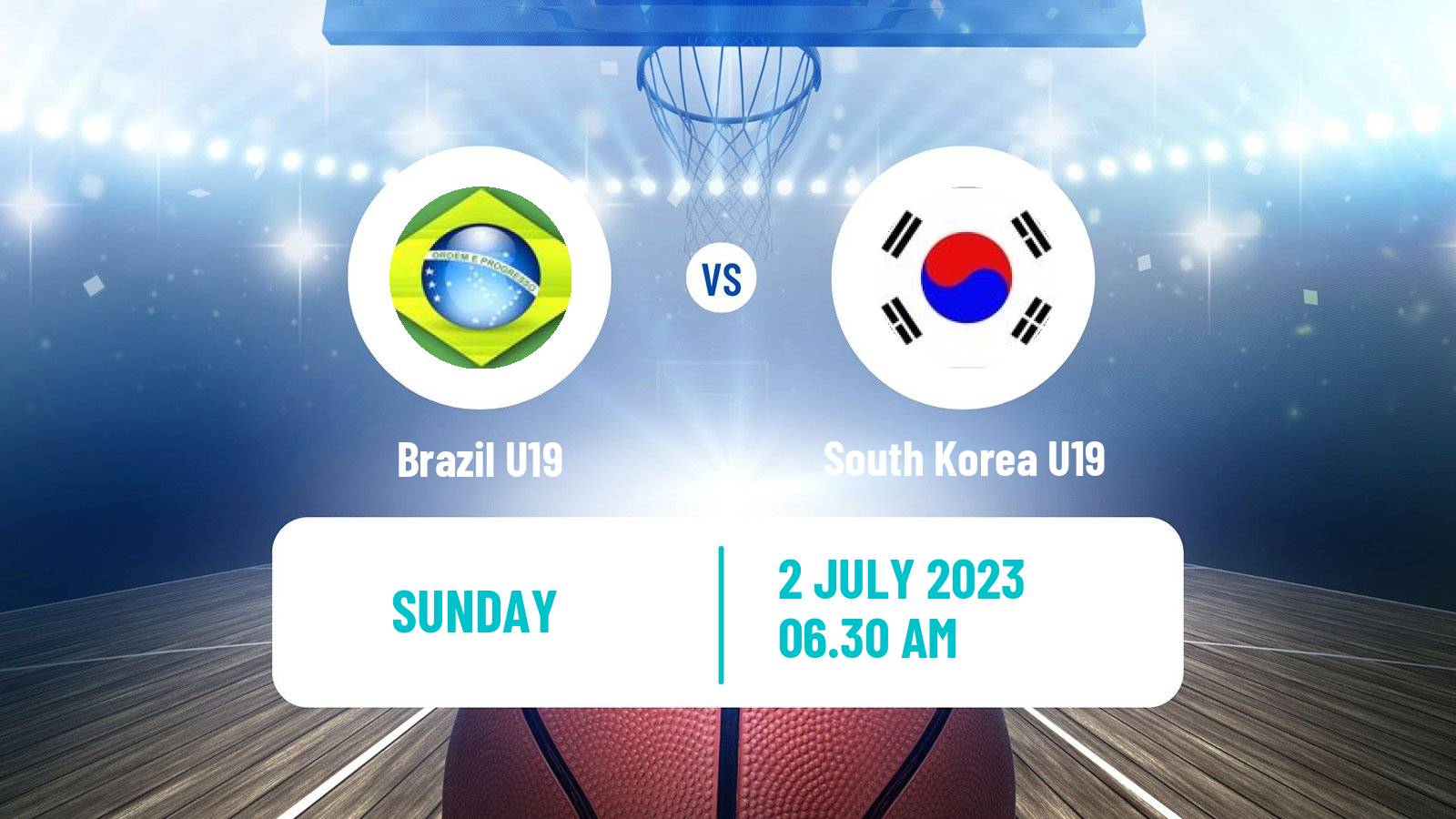 Basketball World Championship U19 Basketball Brazil U19 - South Korea U19