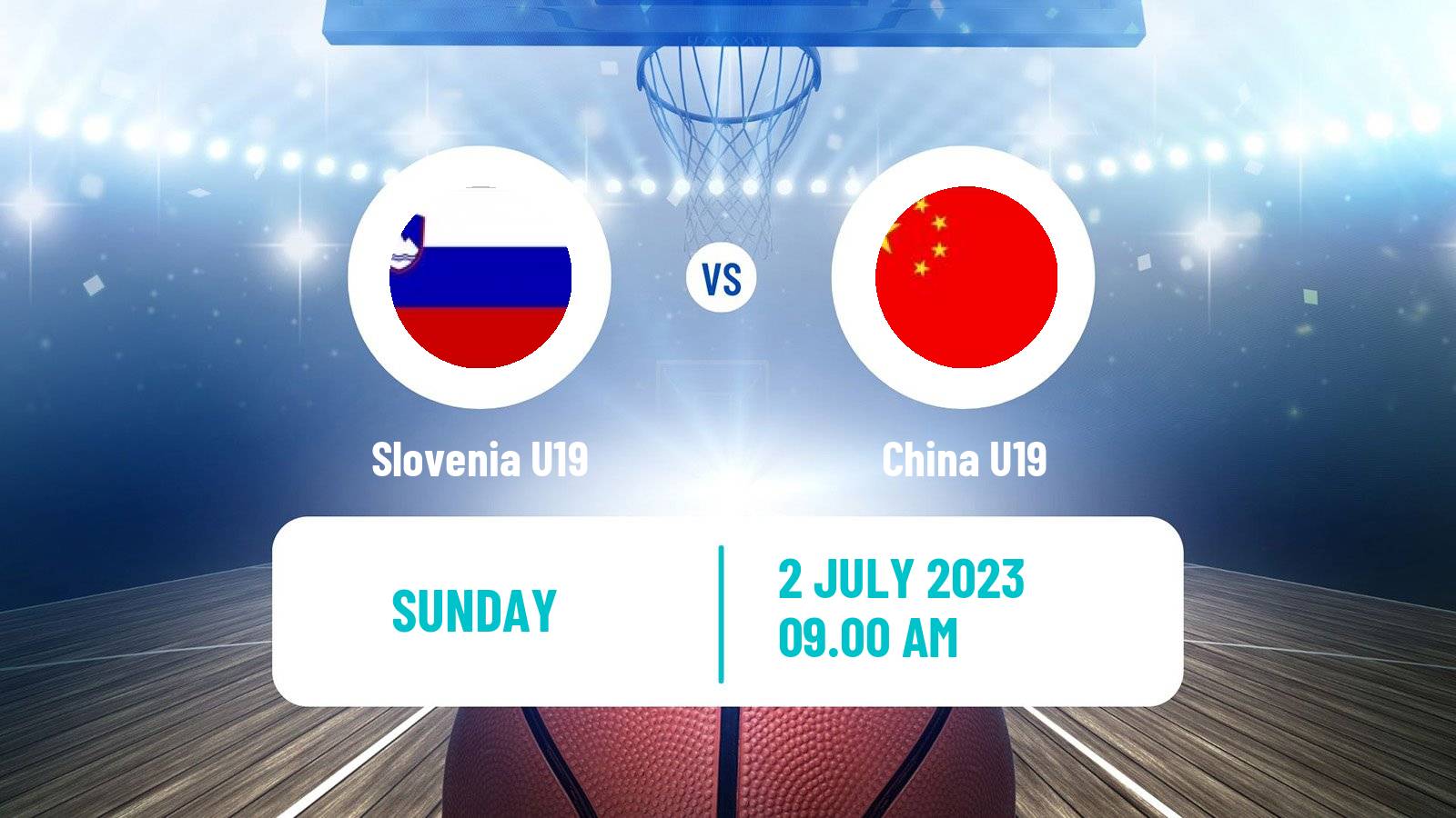Basketball World Championship U19 Basketball Slovenia U19 - China U19