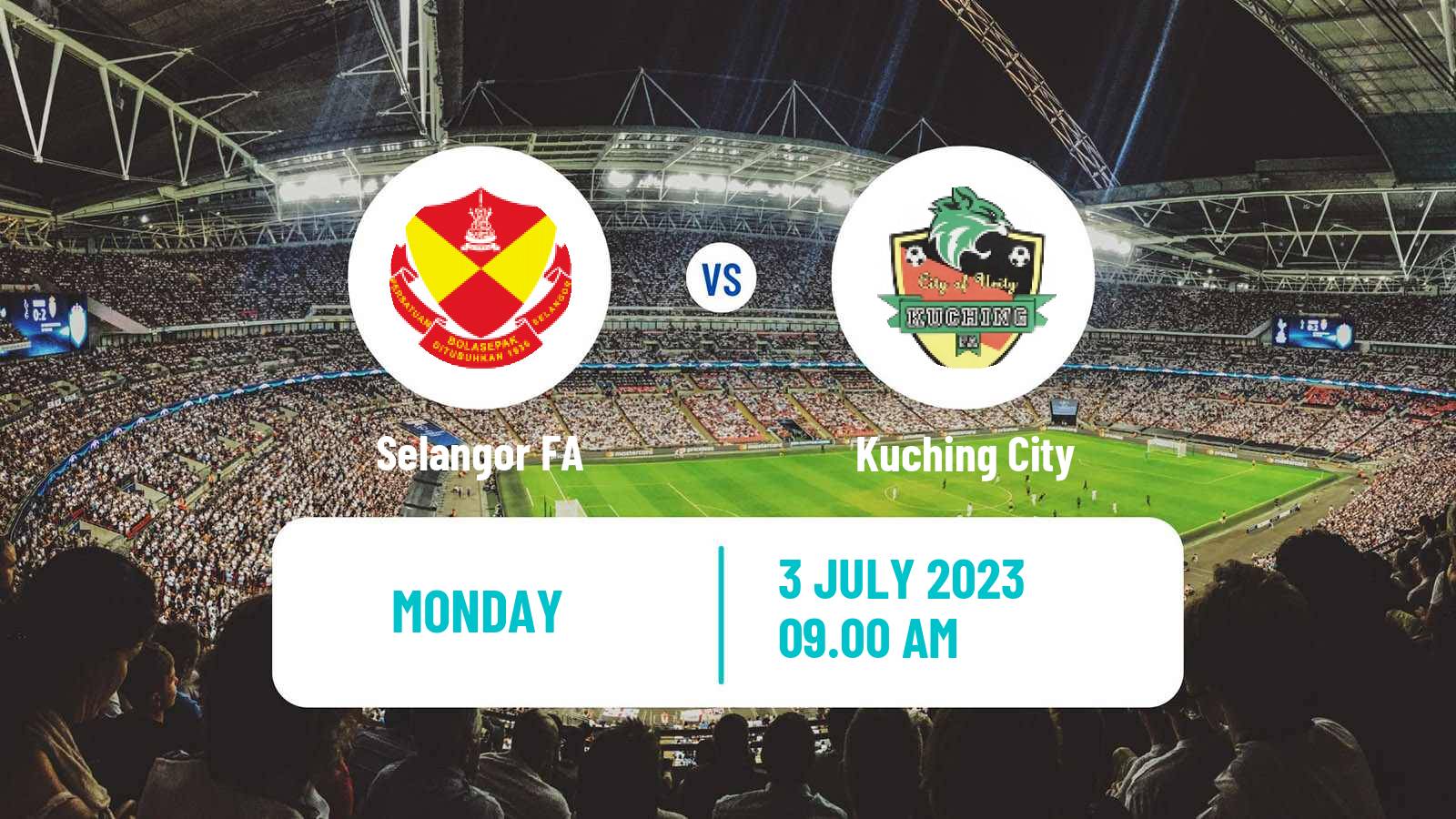 Soccer Malaysian Super League Selangor FA - Kuching City