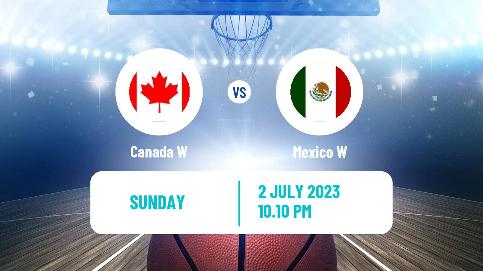 Basketball AmeriCup Basketball Women Canada W - Mexico W