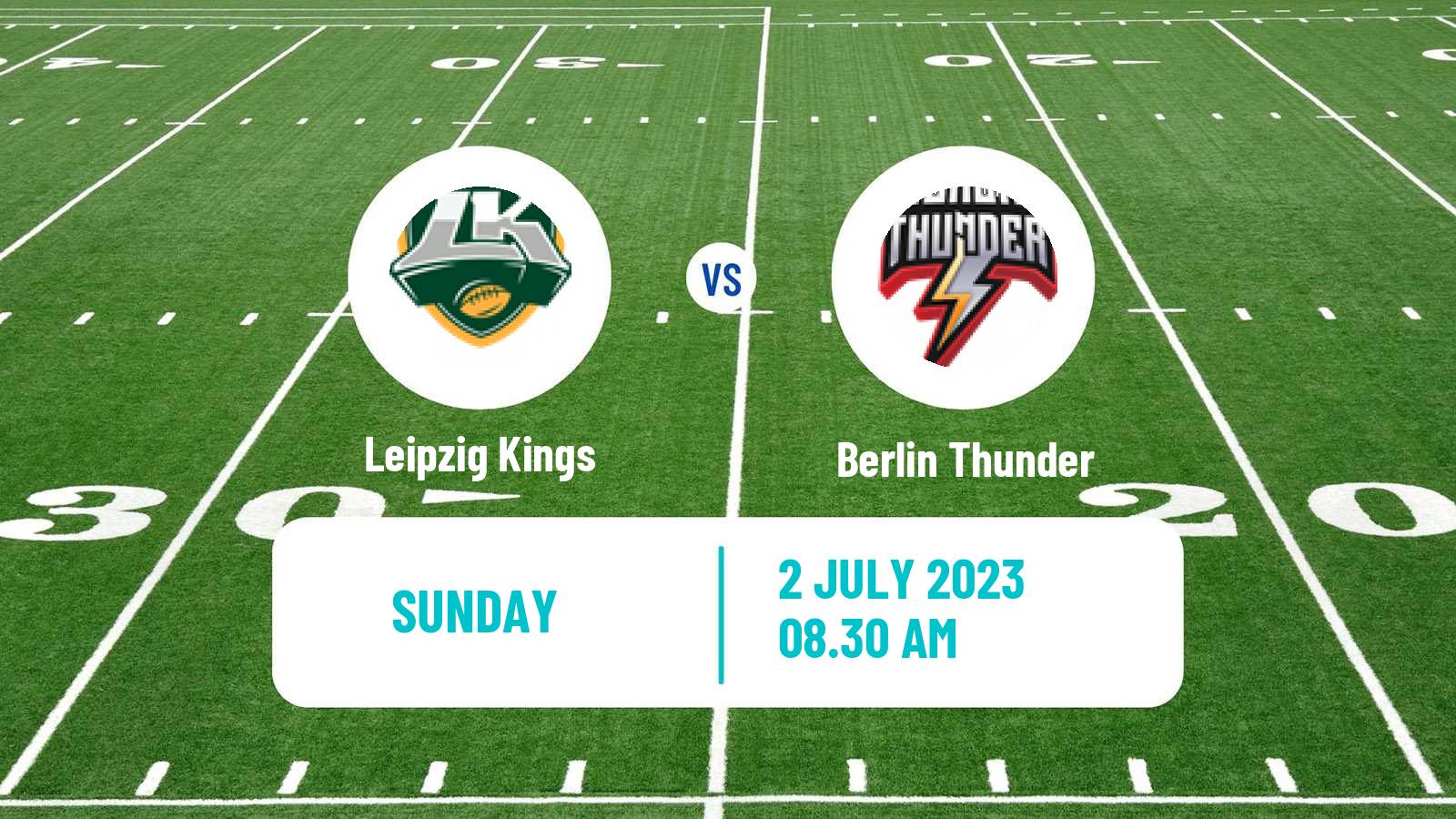 American football European League of American Football Leipzig Kings - Berlin Thunder