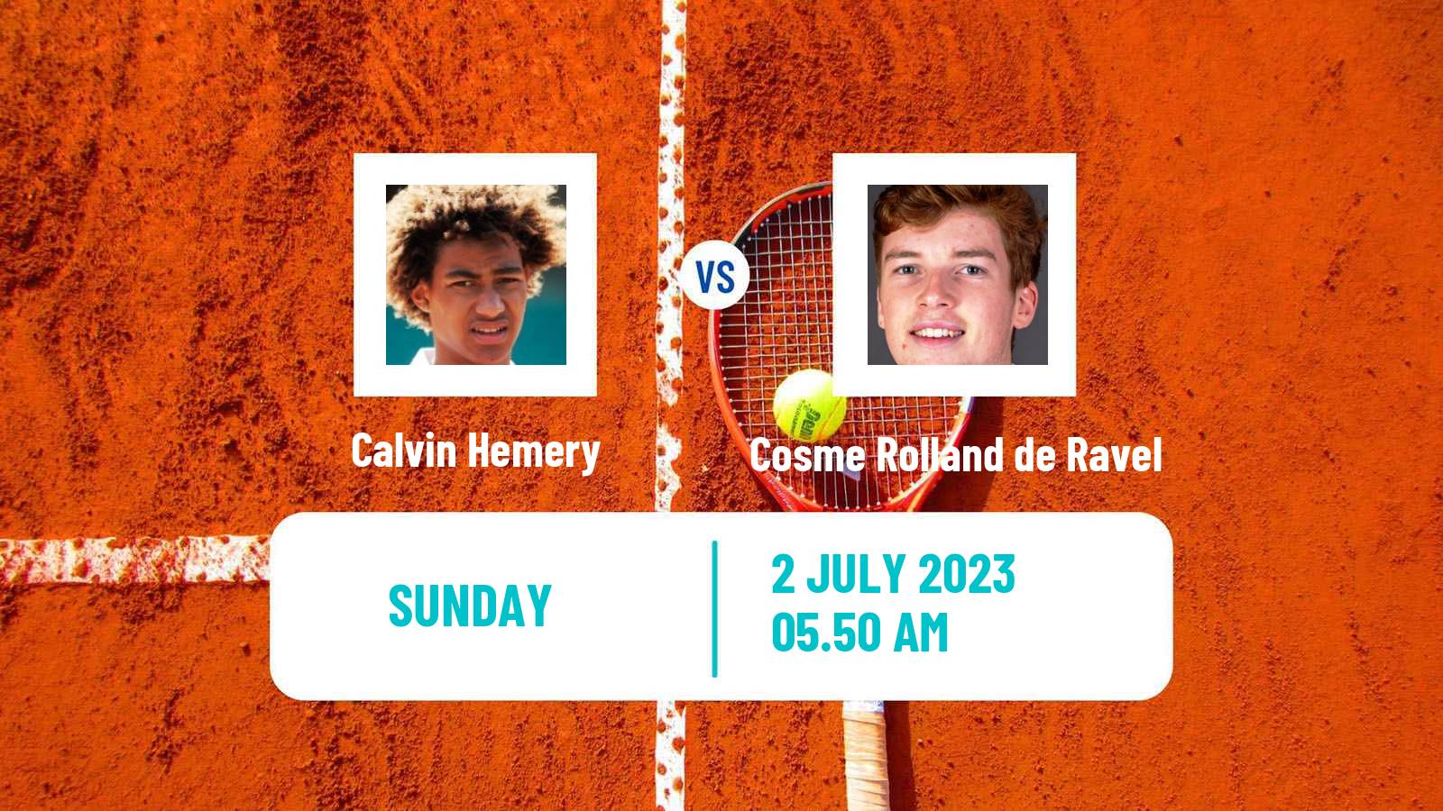 Tennis Troyes Challenger Men Calvin Hemery - Cosme Rolland de Ravel