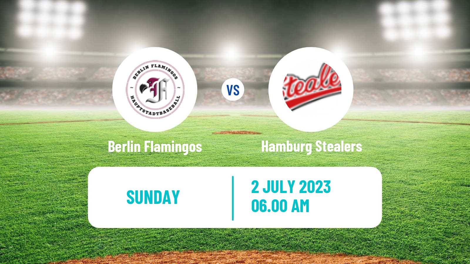 Baseball German Bundesliga North Baseball Berlin Flamingos - Hamburg Stealers