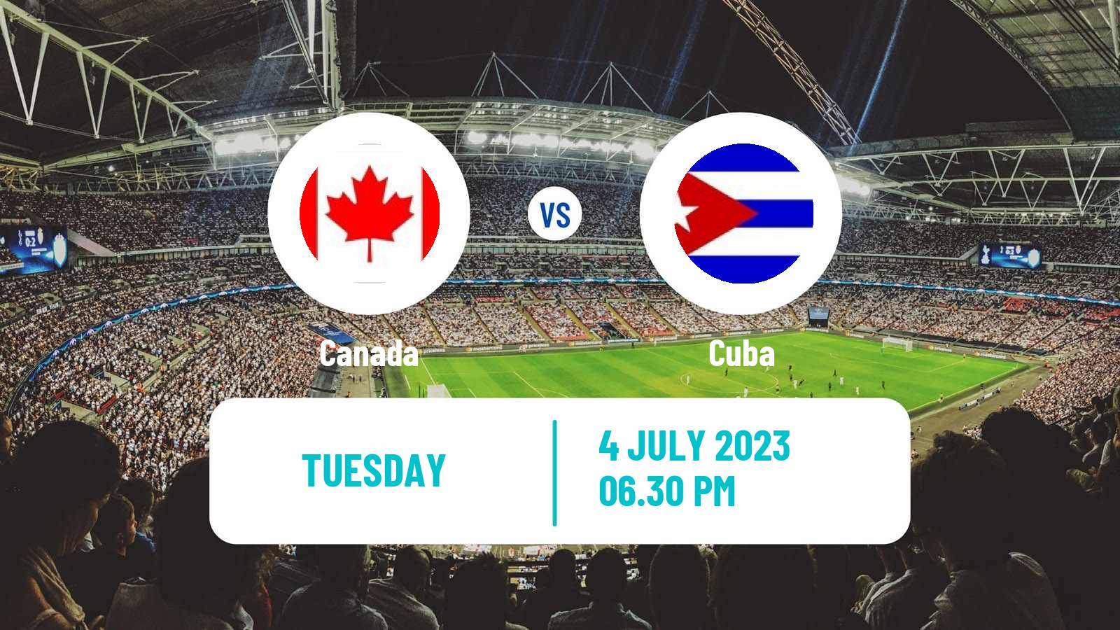 Soccer Gold Cup Canada - Cuba
