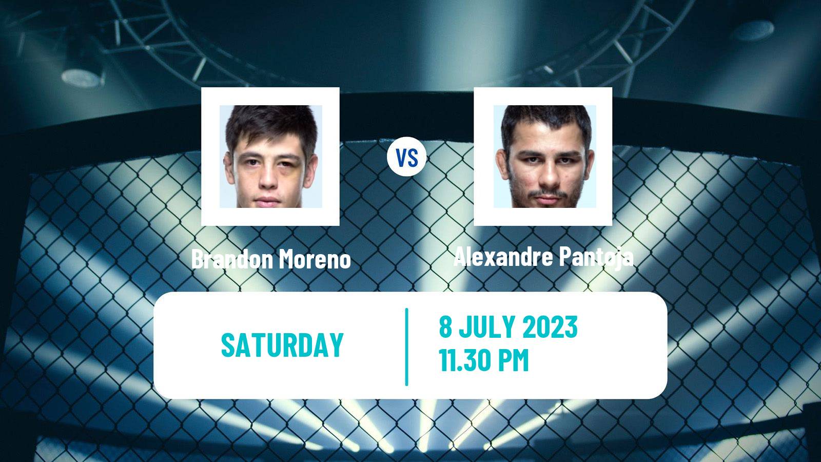 MMA Flyweight UFC Men Brandon Moreno - Alexandre Pantoja