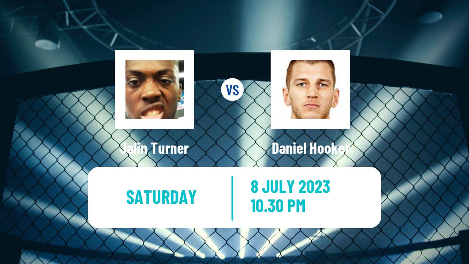 MMA Lightweight UFC Men Jalin Turner - Daniel Hooker