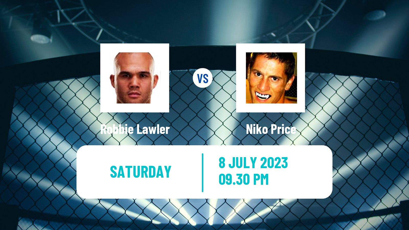 MMA Welterweight UFC Men Robbie Lawler - Niko Price