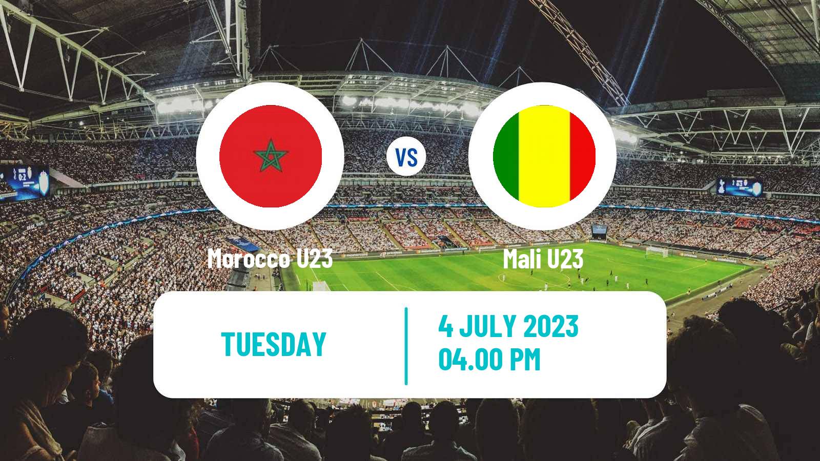 Soccer Africa Cup of Nations U23 Morocco U23 - Mali U23