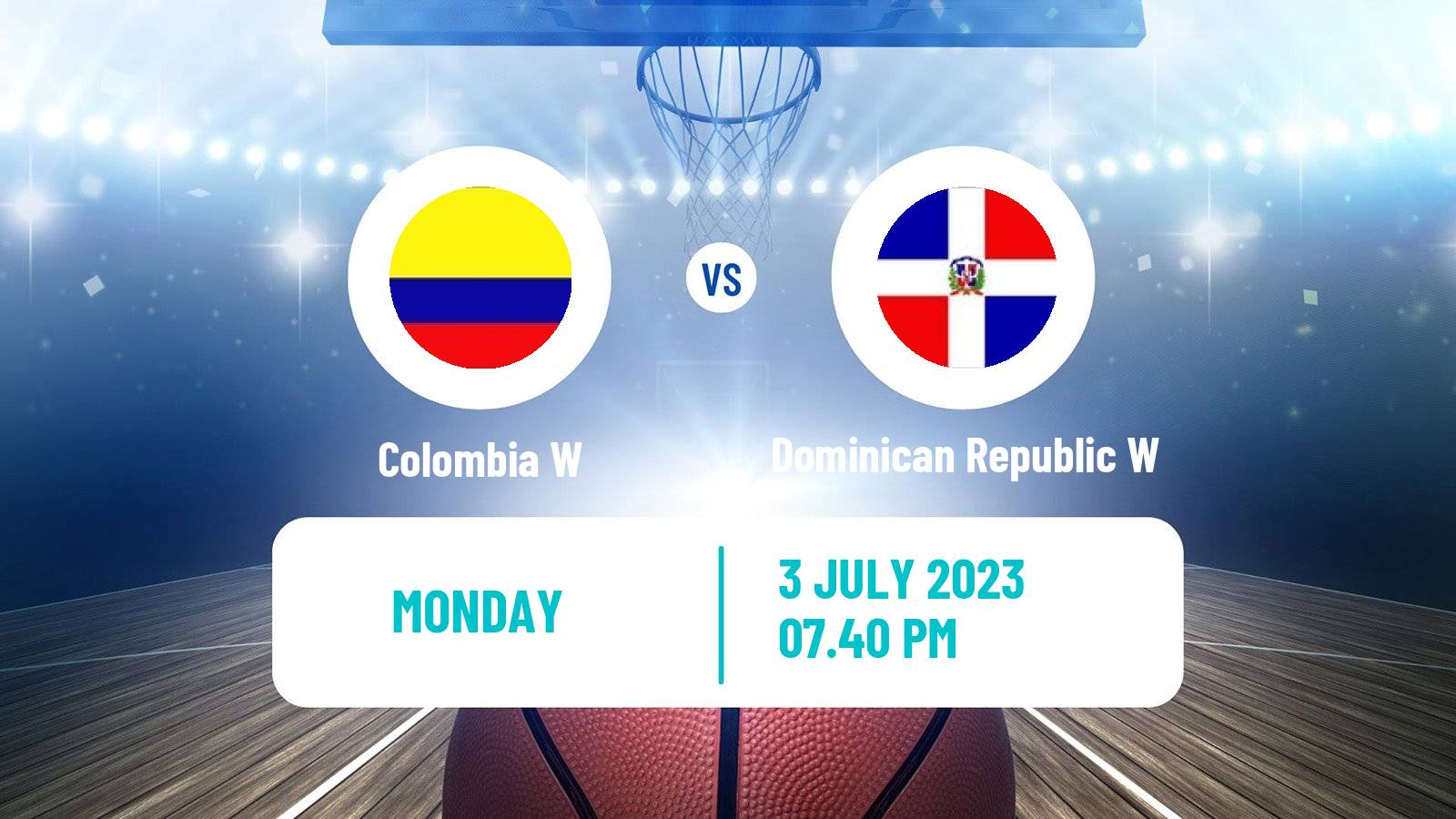 Basketball AmeriCup Basketball Women Colombia W - Dominican Republic W