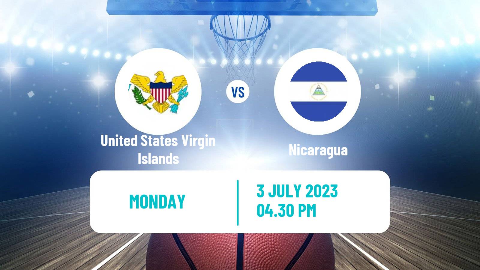 Basketball Central American and Caribbean Games Basketball United States Virgin Islands - Nicaragua