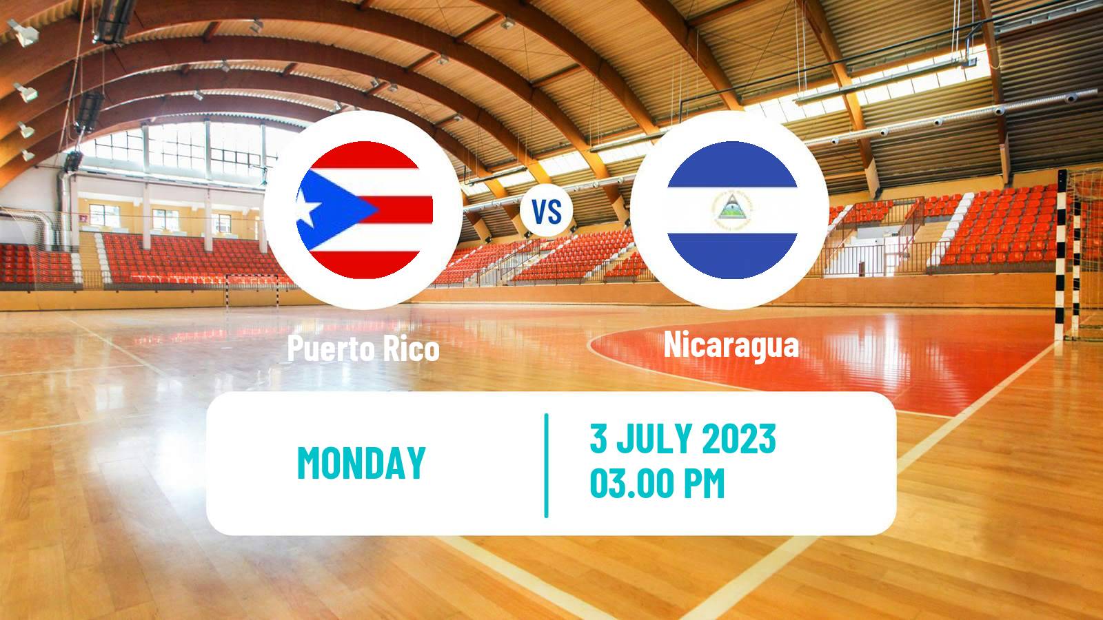 Handball Central American and Caribbean Games Handball Puerto Rico - Nicaragua