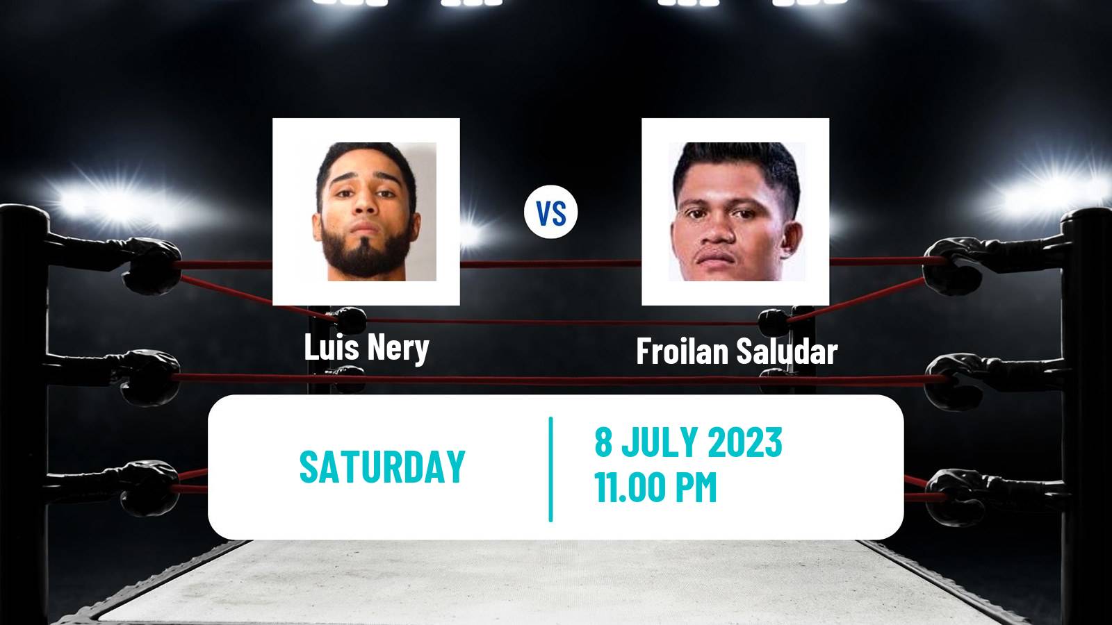 Boxing Super Bantamweight Others Matches Men Luis Nery - Froilan Saludar