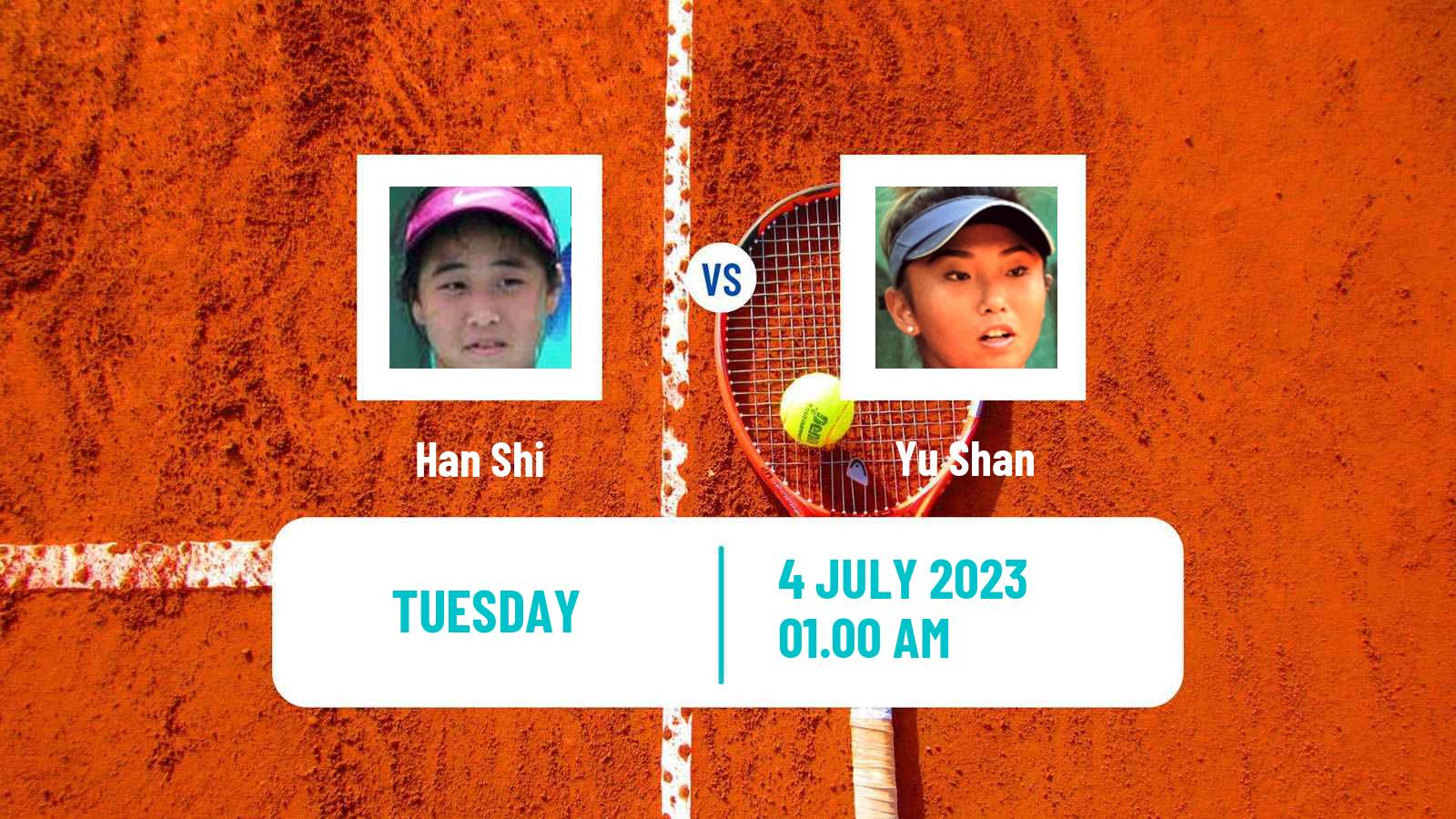 Tennis ITF W15 Tianjin 4 Women Han Shi - Yu Shan