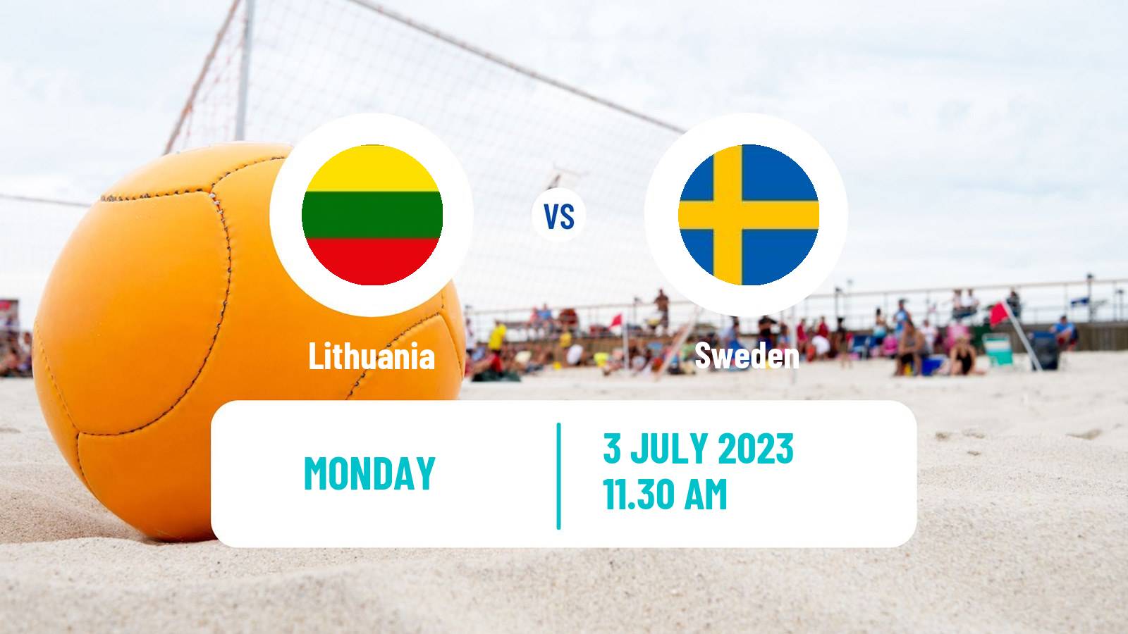 Beach soccer World Cup Lithuania - Sweden