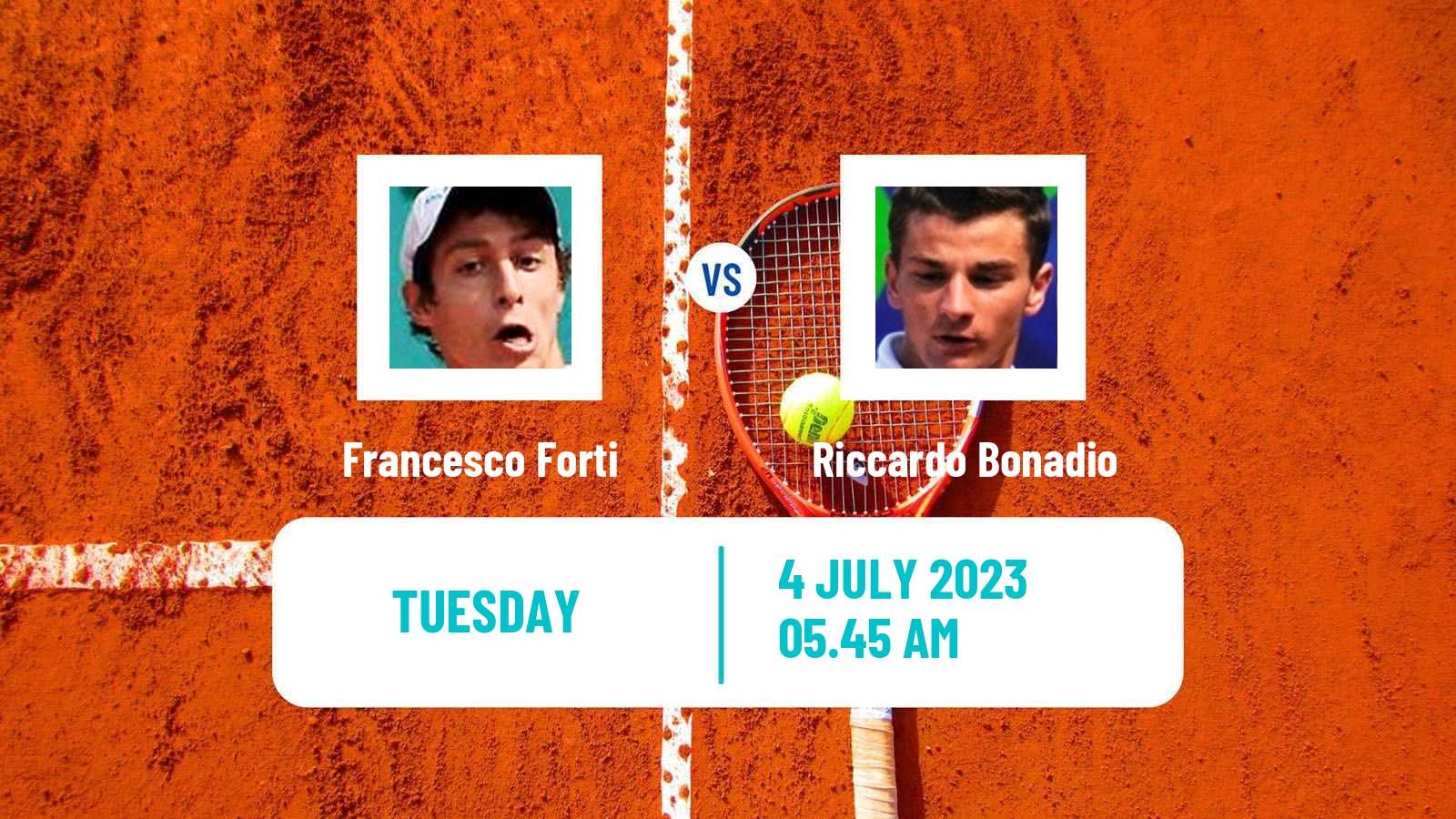 Tennis Milan Challenger Men Francesco Forti - Riccardo Bonadio