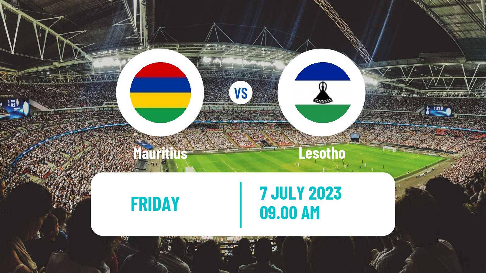 Soccer COSAFA Cup Mauritius - Lesotho