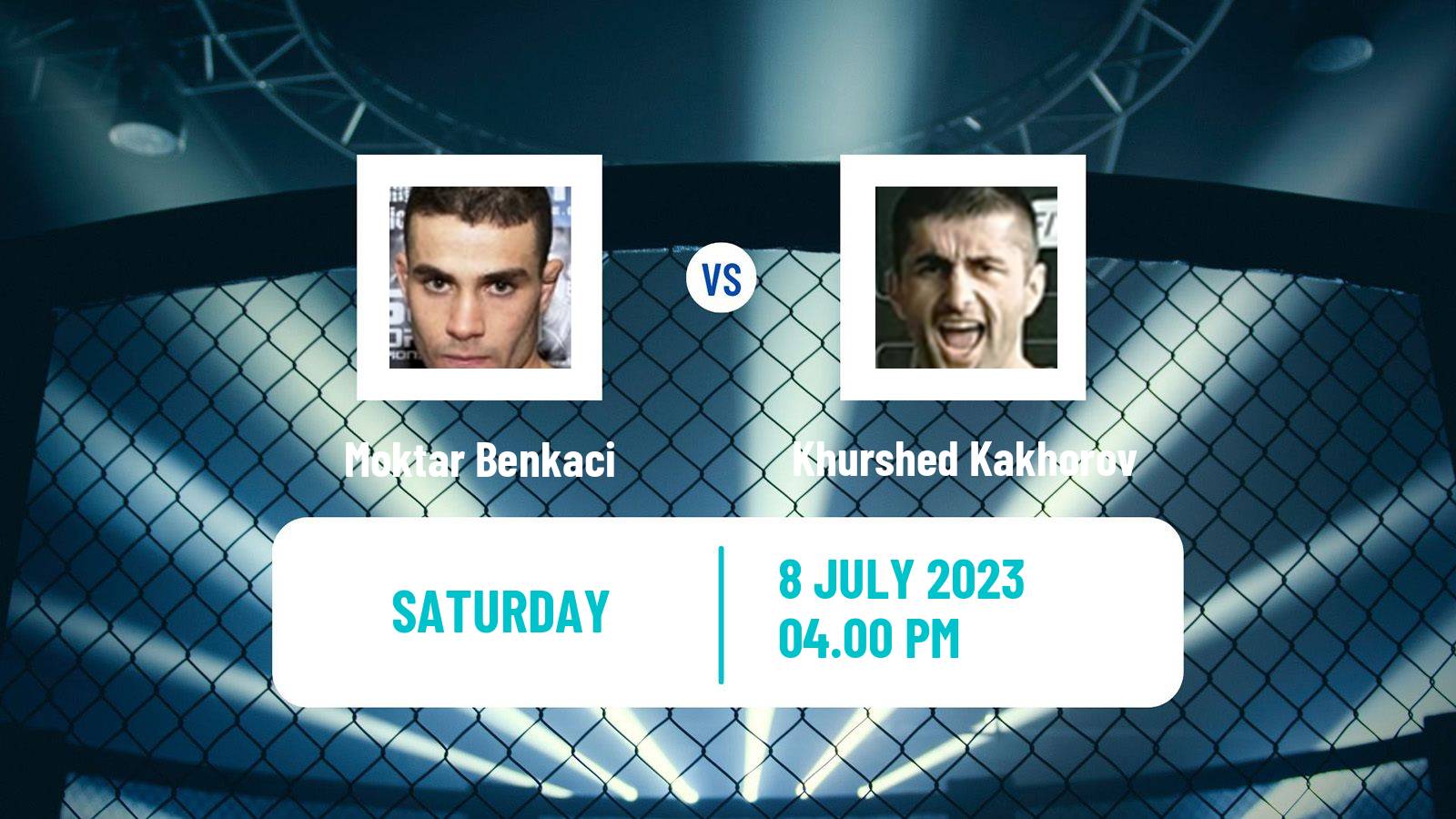MMA Bantamweight Pfl Men Moktar Benkaci - Khurshed Kakhorov