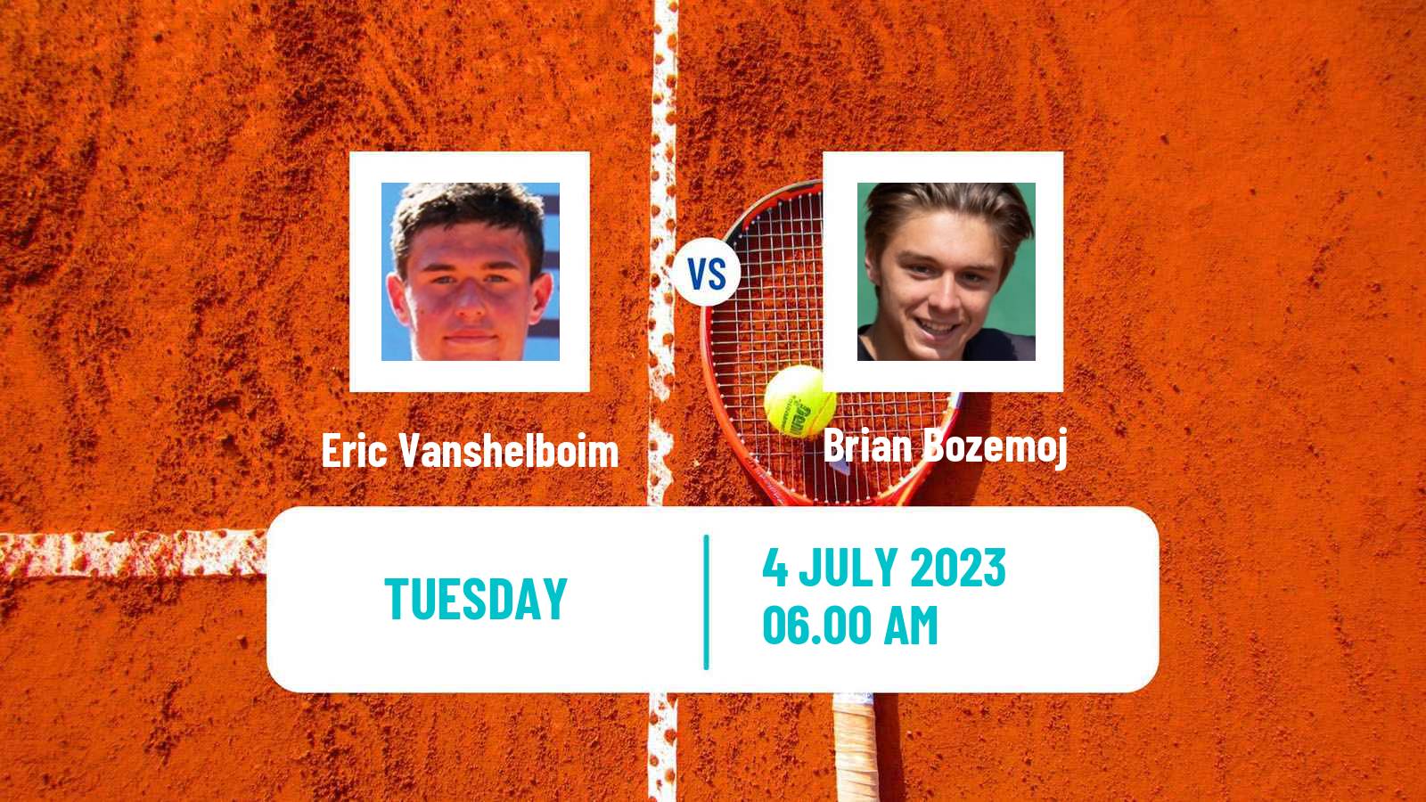 Tennis ITF M25 The Hague Men Eric Vanshelboim - Brian Bozemoj