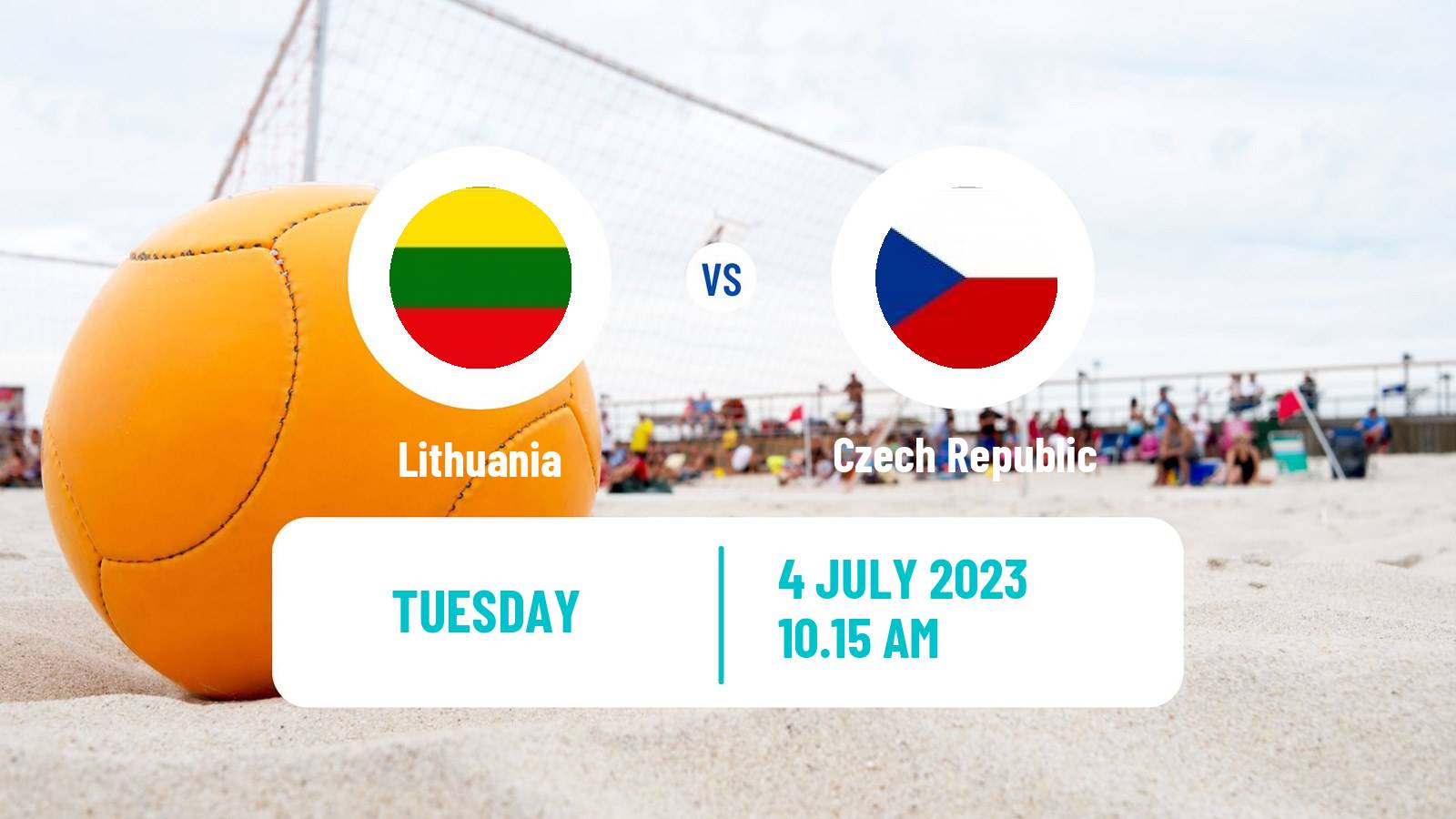 Beach soccer World Cup Lithuania - Czech Republic