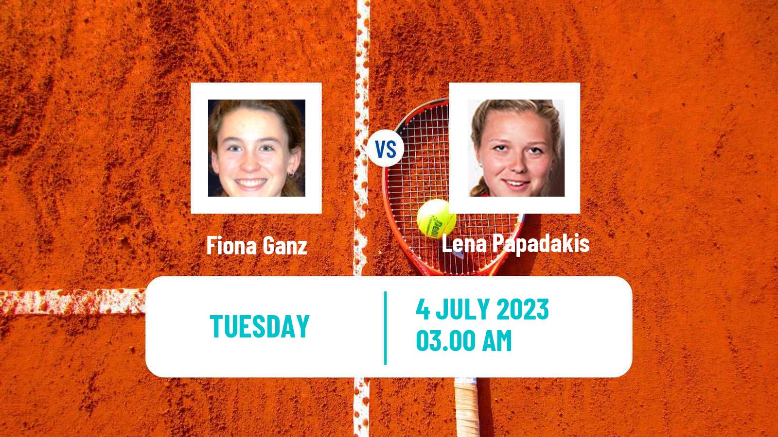 Tennis ITF W25 Klosters Women Fiona Ganz - Lena Papadakis