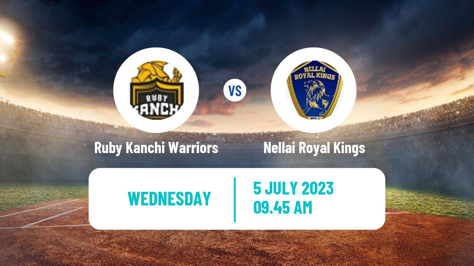 Cricket Tamil Nadu Premier League Ruby Kanchi Warriors - Nellai Royal Kings
