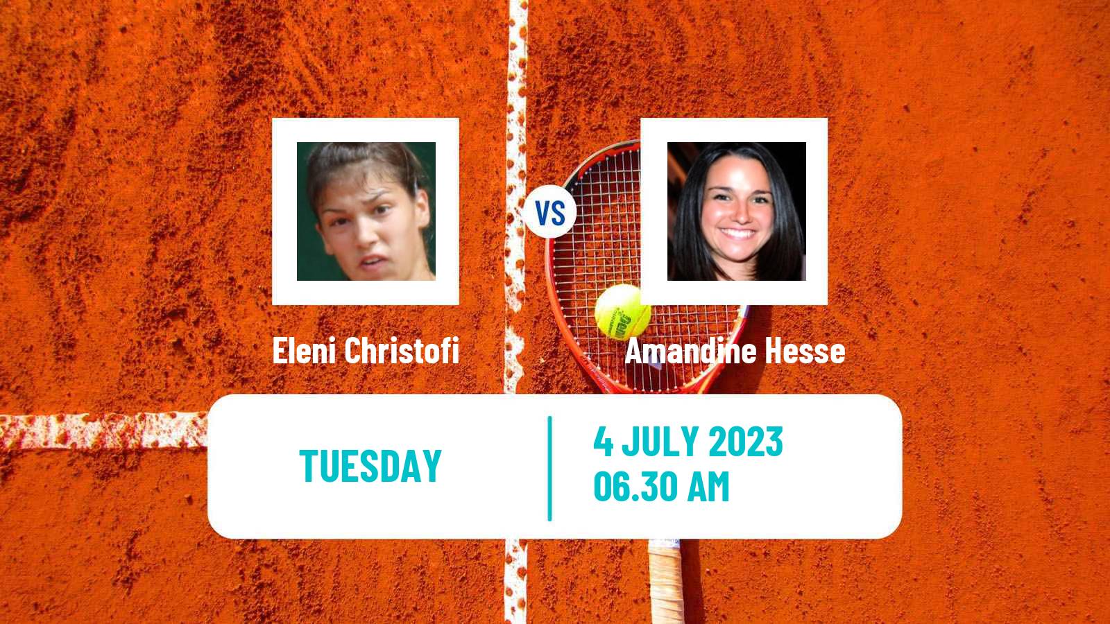 Tennis ITF W25 Getxo Women Eleni Christofi - Amandine Hesse